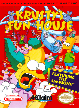 Krusty's Fun House (Europe) box art